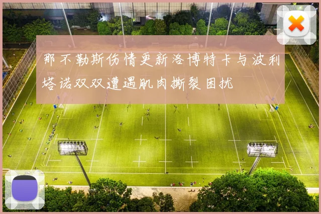 那不勒斯伤情更新洛博特卡与波利塔诺双双遭遇肌肉撕裂困扰