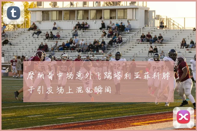 摩纳哥中场意外飞踹塔利亚菲科脖子引发场上混乱瞬间